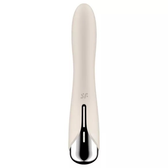 Satisfyer Spinning Vibe 1 - Rotating Head G-Spot Vibrator (Beige)