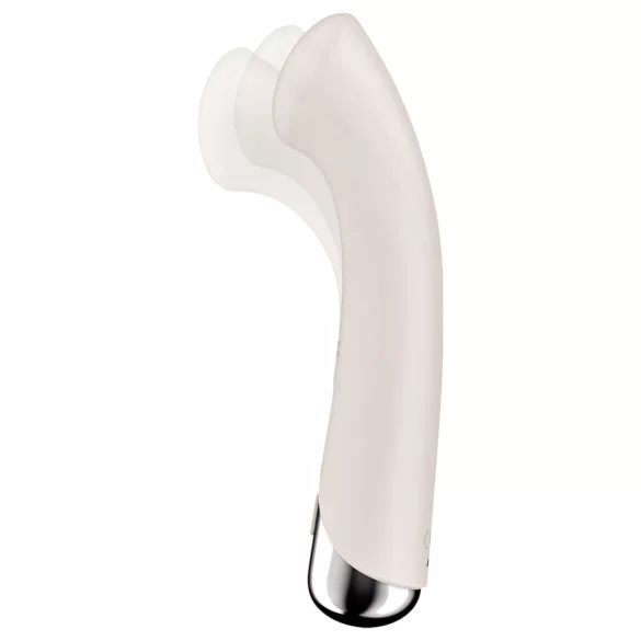 Satisfyer Spinning G-Spot 1 - Rotating Head G-Spot Vibrator (Beige)