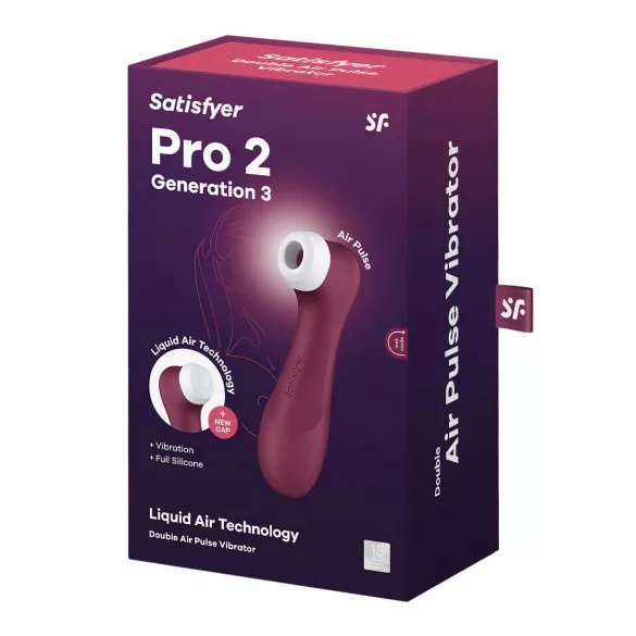 Satisfyer Pro 2 Gen3 - Rechargeable Air Pulse Clitoral Stimulator (Red)