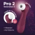 Satisfyer Pro 2 Gen3 - rechargeable air-pulse clitoral stimulator (red)