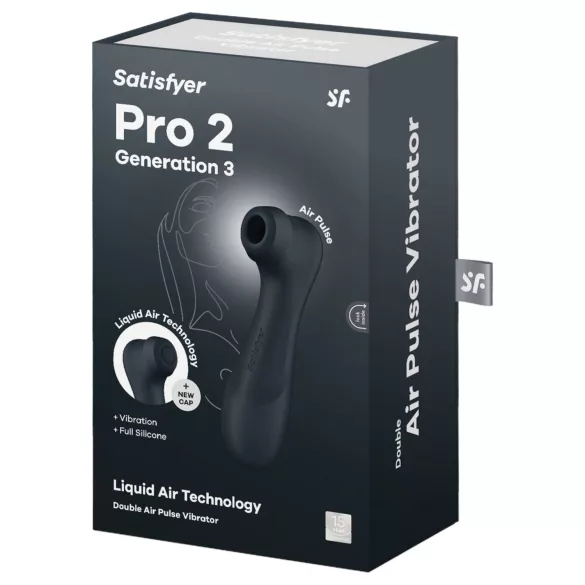 Satisfyer Pro2 Gen3 - Air Pulse Clitoral Stimulator (Dark Gray)
