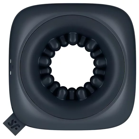 Satisfyer Ring Stroker - Rechargeable Vibrating Masturbator (Black)