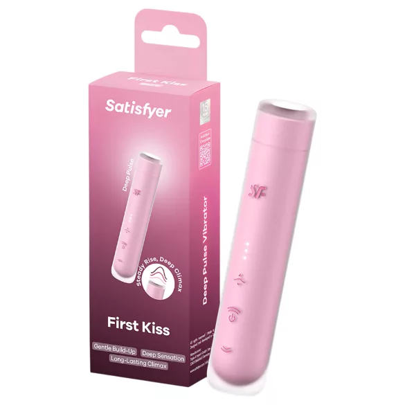 Satisfyer First Kiss - Air Pulse Clitoral Stimulator (Pink)