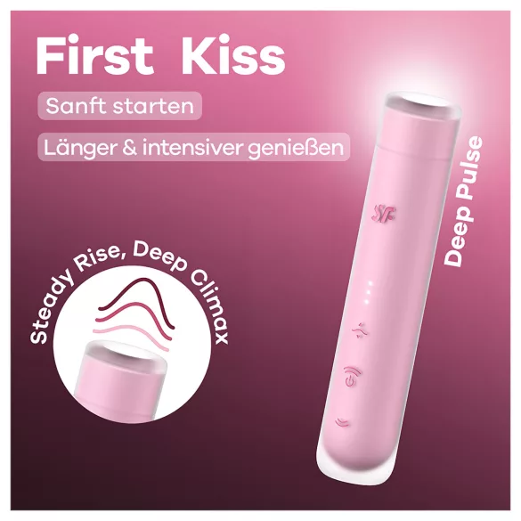 Satisfyer First Kiss - Air Pulse Clitoral Stimulator (Pink)