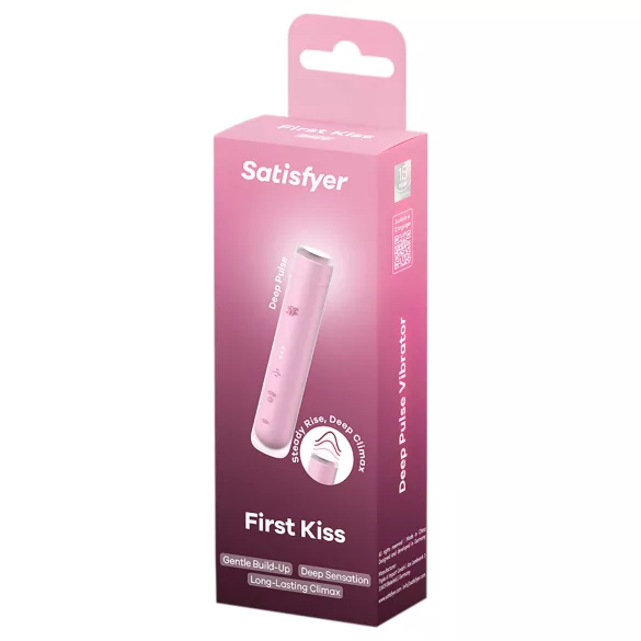 Satisfyer First Kiss - Air Pulse Clitoral Stimulator (Pink)