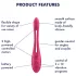 Satisfyer Elastic Game - flexible couple’s vibrator (pink)