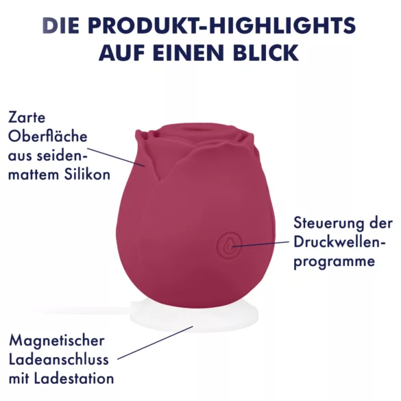 EIS Blush&Bloom - Red Suction Vibrator