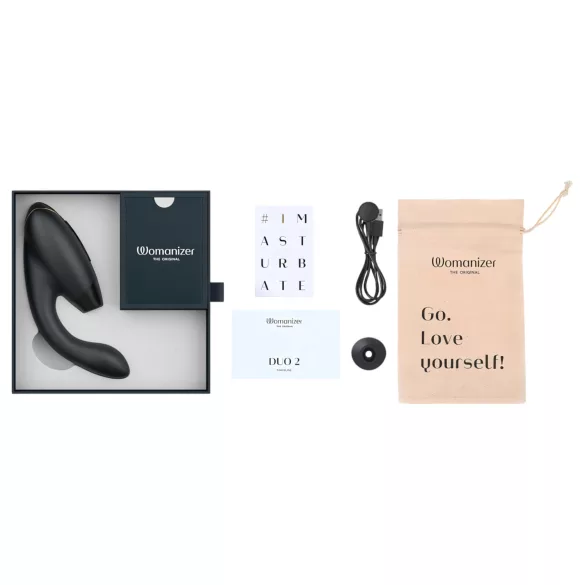 Womanizer Duo 2 - 2in1 G-Spot Vibrator (Black)