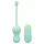 ROMP Cello - Vibrating Pleasure Balls with Remote (Green)