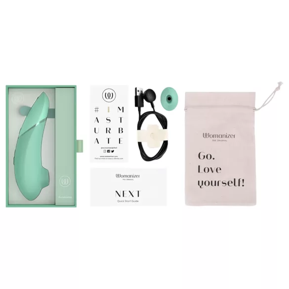 Womanizer Next - rechargeable air‑pulse clitoral stimulator (sage)