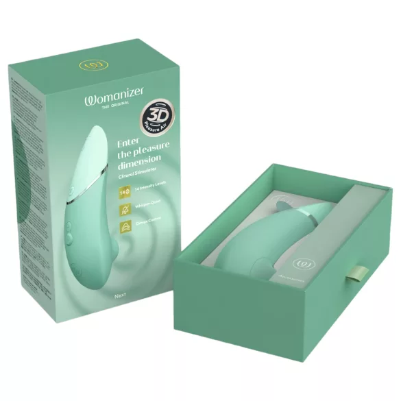Womanizer Next - rechargeable air‑pulse clitoral stimulator (sage)