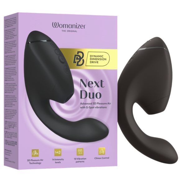 Womanizer Next Duo - 2in1 G-Spot Vibrator (Black)