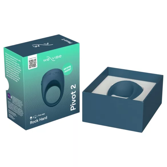 We-Vibe Pivot 2 - Smart Vibrating Penis Ring (Blue)