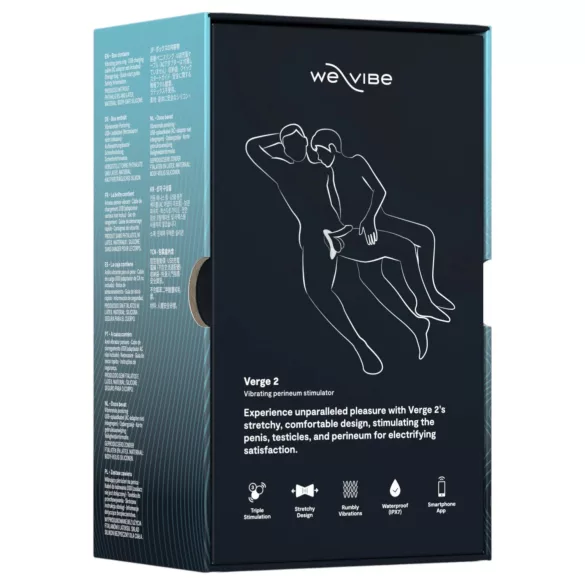 We-Vibe Verge 2 - smart vibrating penis ring (black)