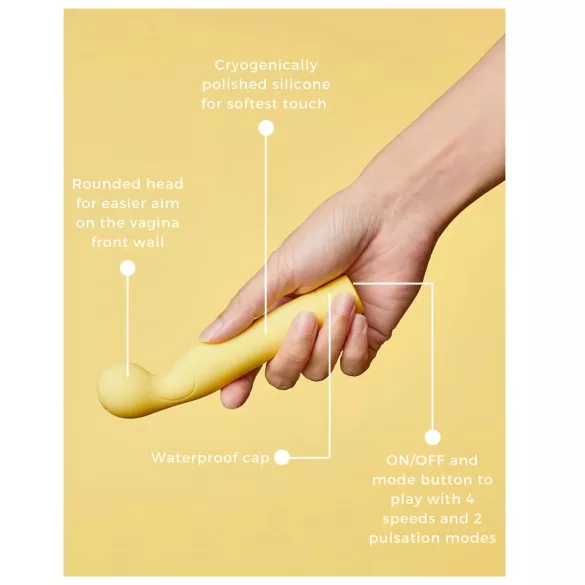 Smile Makers - The Tennis Coach Vibrator (Yellow)