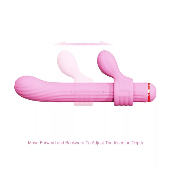 Magic Stick - Vibrator with Interchangeable Attachments (Pink)