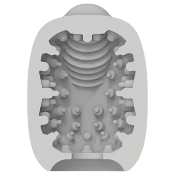 VIBEGGS Naughty Nubs - Vibrating Egg Massager (White)