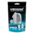 VIBEGGS Twisty Tongues - Vibrating Egg Masturbator (White)