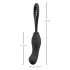 Black Velvet Perfect Fit - strap-on dildo (black)