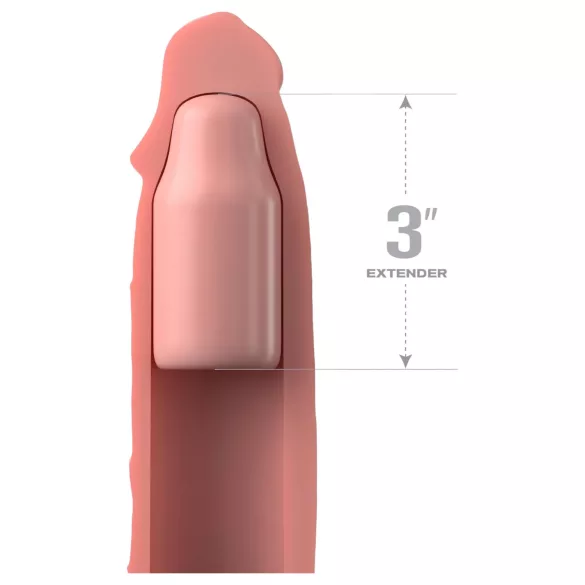Pipedream - X-TENSION Elite 3 - cut-to-size penis sleeve (flesh-coloured)