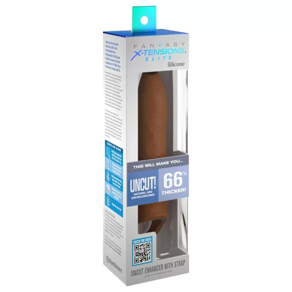 Pipedream - X-TENSION Elite - open-ended penis sleeve (dark natural)
