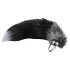 Alive Anal Pleasure - medium anal plug with fox tail (silver)