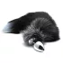 Alive Anal Pleasure - medium anal plug with fox tail (silver)