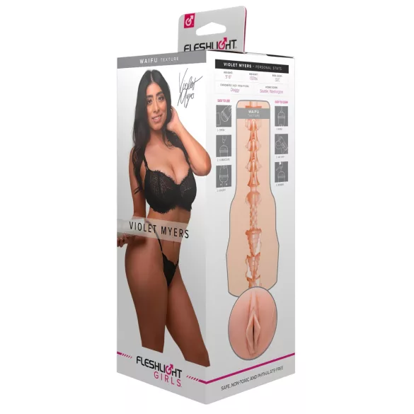 Violet Myers Waifu - Realistic Pocket Pussy (Natural)