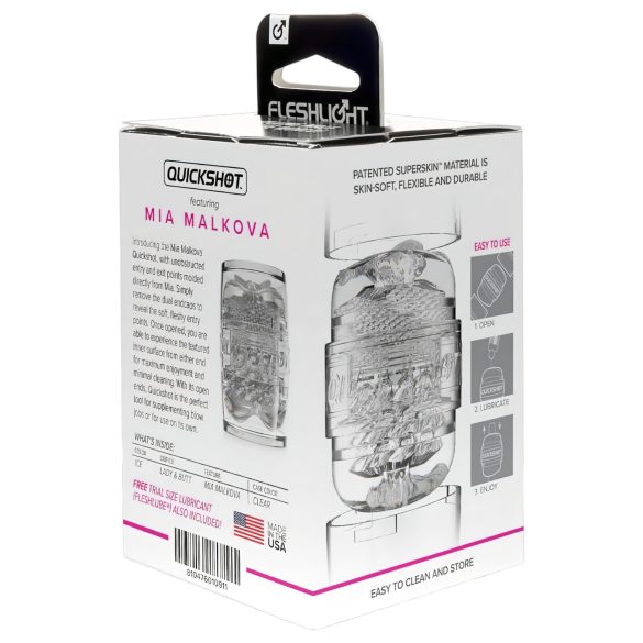 Fleshlight Quickshot Mia Malkova - travel masturbator