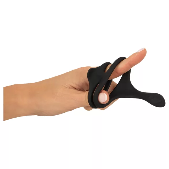 Erecto - Black Penis and Testicle Ring