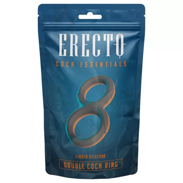 Erecto - Double Pleasure Ring (Black)