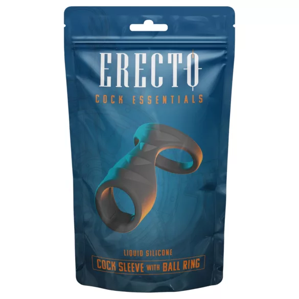 Erecto - 2in1 Pleasure Ring (Black)