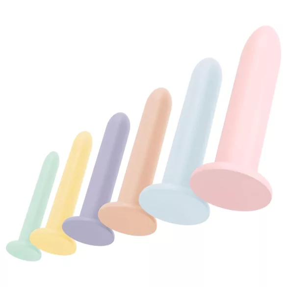 Six in a Row - Vibrant Dildo Trainer Set (6 Pieces)