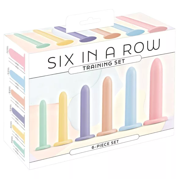 Six in a Row - Vibrant Dildo Trainer Set (6 Pieces)