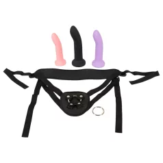 You2Toys - Black Strap-On Dildo Set