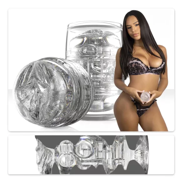 Fleshlight Quickshot Autumn Falls - travel masturbator (transparent)