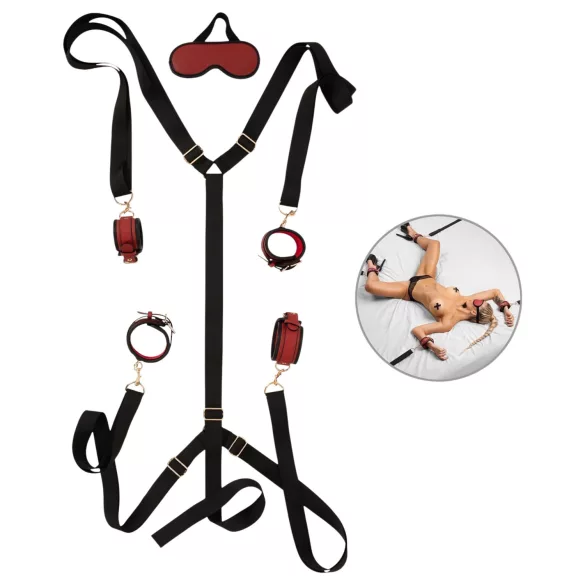 Bad Kitty - Bed Restraint Set (Black)