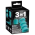 You2Toys - 3-in-1 Penis and Testicle Ring Set (Turquoise)