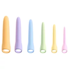   You2Toys Six in a Row 2.0 - 6-piece silicone dildo and dilator set (colour)