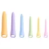You2Toys Six in a Row 2.0 - 6-piece silicone dildo and dilator set (colour)