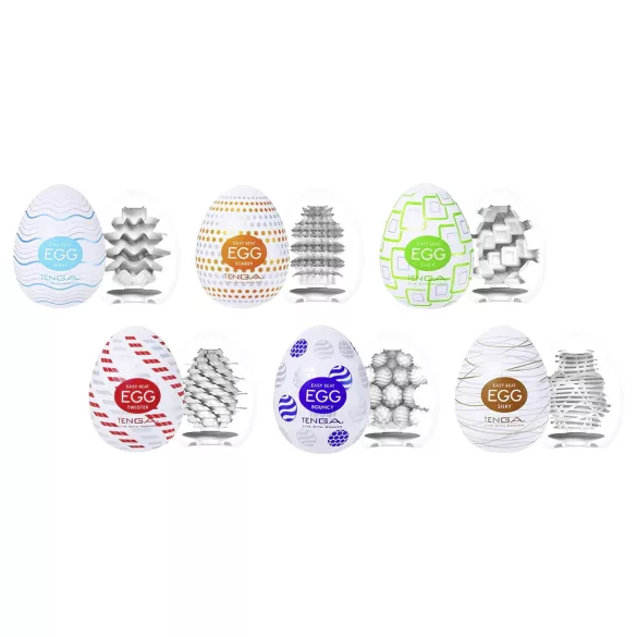TENGA Variety - Egg Masturbation Set (6-pack)