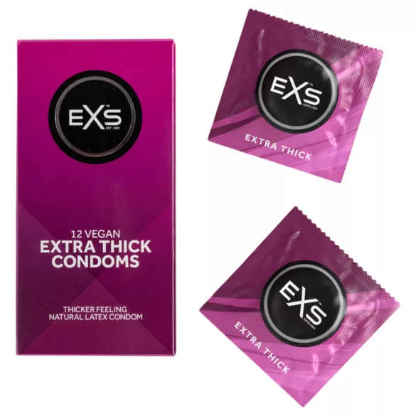 EXS Extra Thick - thick-walled condoms (12 pcs)