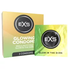 EXS Glow - Luminous Condoms (Pack of 3)