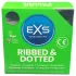 EXS Ribbed, Dotted and Flared - dotted condoms (3 pcs)