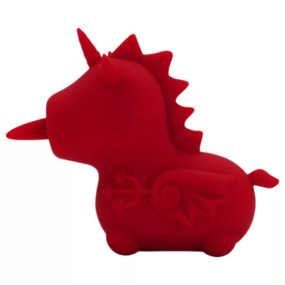 Unihorn Blaze Diablo - Rechargeable Unicorn Clitoral Vibrator (Red)