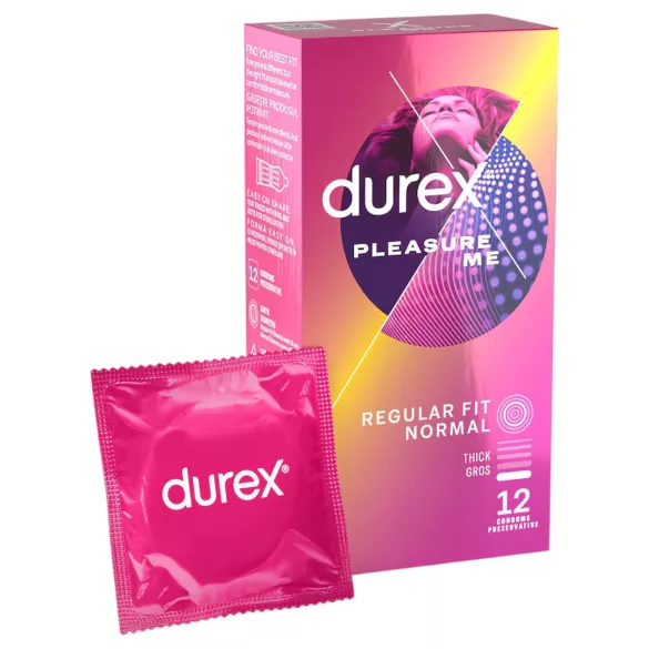 Durex Pleasure Me - Ribbed & Dotted Condoms (12 pack)
