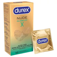Durex Nude Close Fit - thin condoms (pack of 10)