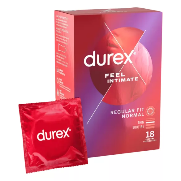 Durex Feel Intimate - Ultra-Thin Condoms (18 Pack)