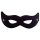 Rouge - Genuine Leather Open Eye Mask (Black)