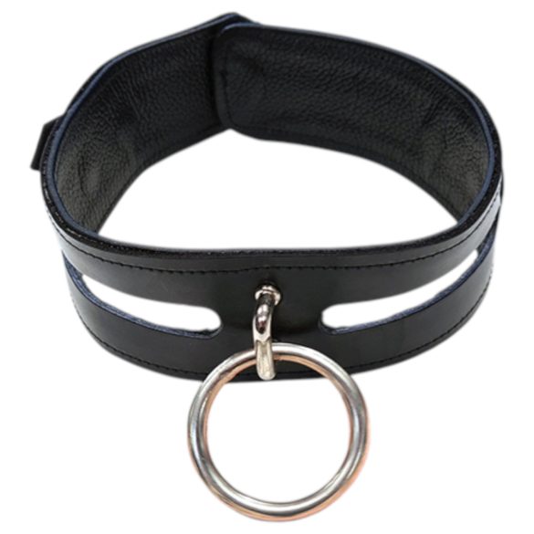 Rouge - Genuine Leather Collar (Black)